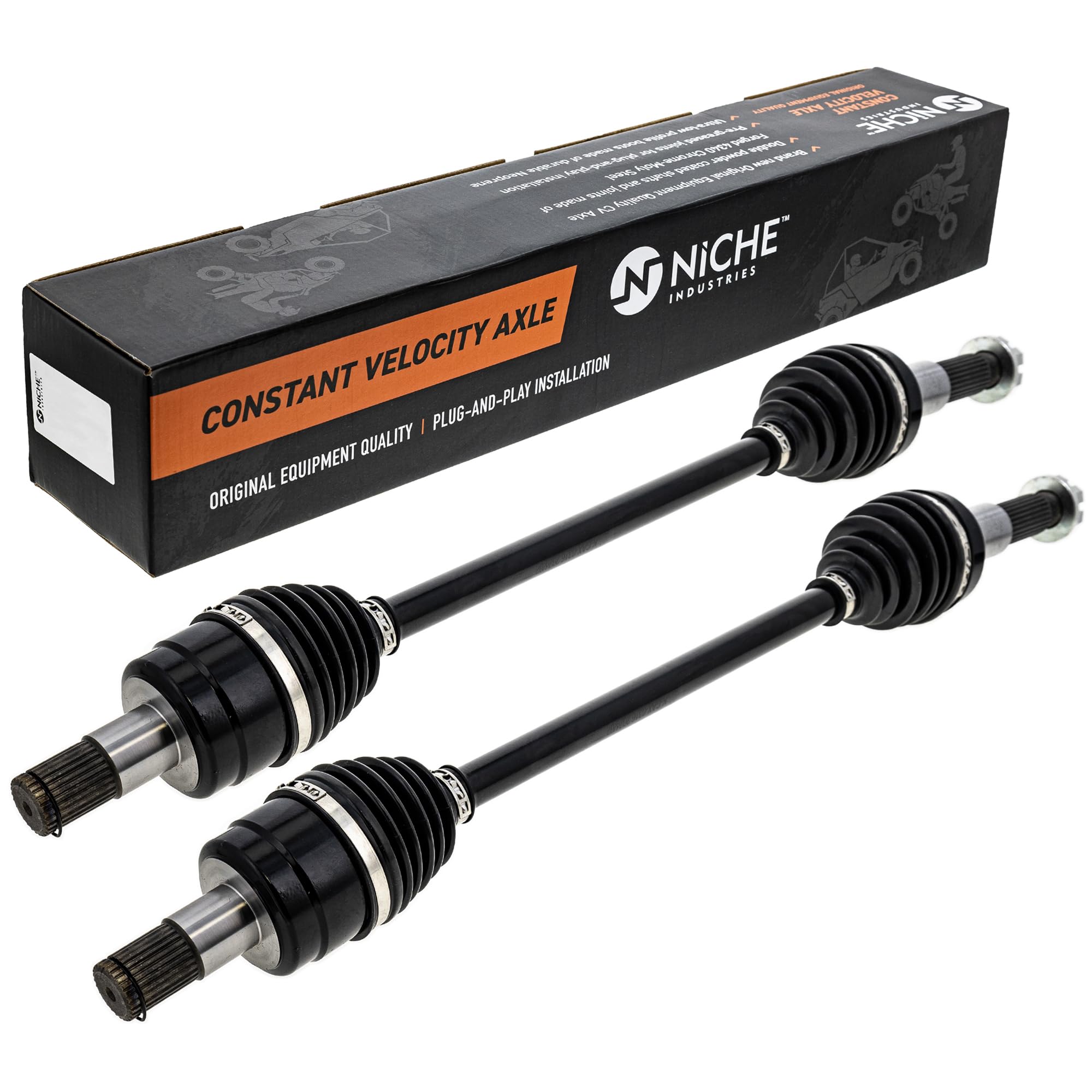 Amazon.com: NICHE Front Rear Left Right CV Axle Kit for Yamaha